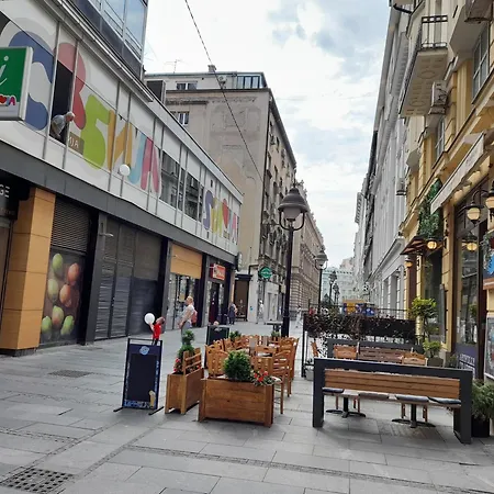 In Pedestrian Zone Belgrade